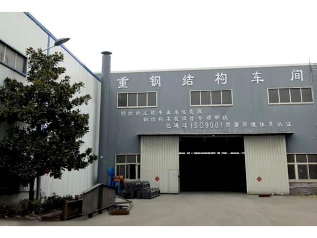 永济加油站网架加工